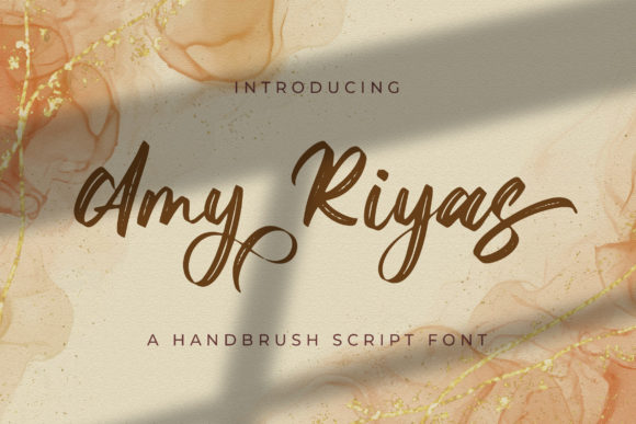 Amy Riyas: A Brushed Handwritten Font for Creative Campaigns