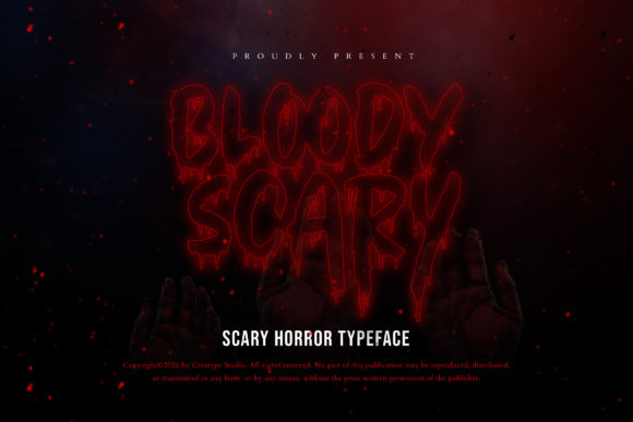 Bloody Scary: A Horror-Inspired Decorative Font for Bold Web Design