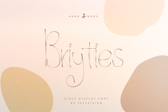 Briyties: A Sweet Script Font for Scroll-Stopping Digital Campaigns