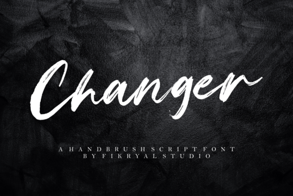 Changer: A Brushed Handwritten Font That Elevates Maker Designs