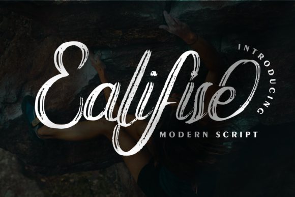 Ealifise: A Romantic Script Font for Handmade Business Branding