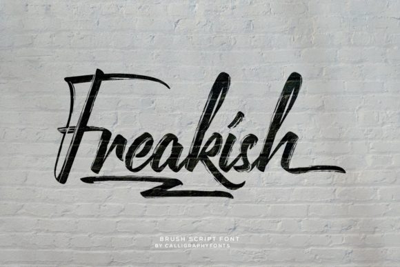 Freakish Font: Handwritten Elegance for Crafters and Sellers