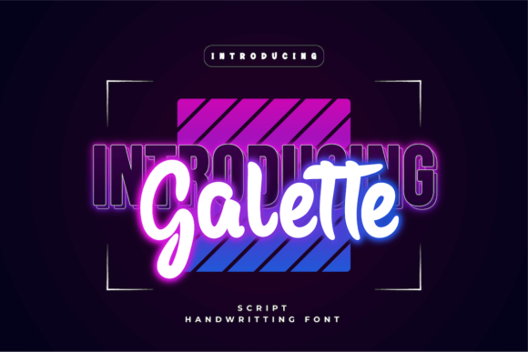 Galette: A Stylish Handwritten Font for Modern Marketing Campaigns