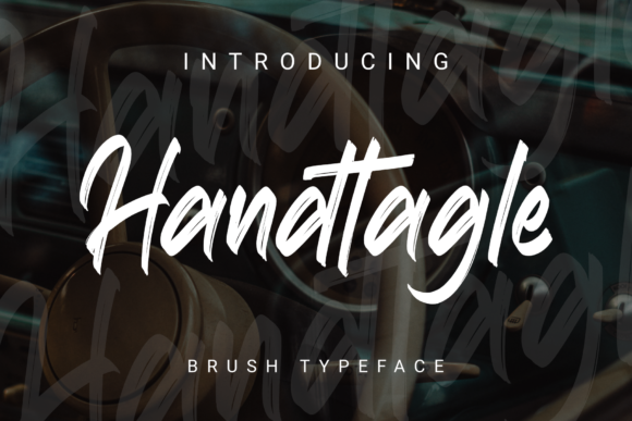 Handtagle: A Brushed Handwritten Font for Personalized Brand Design