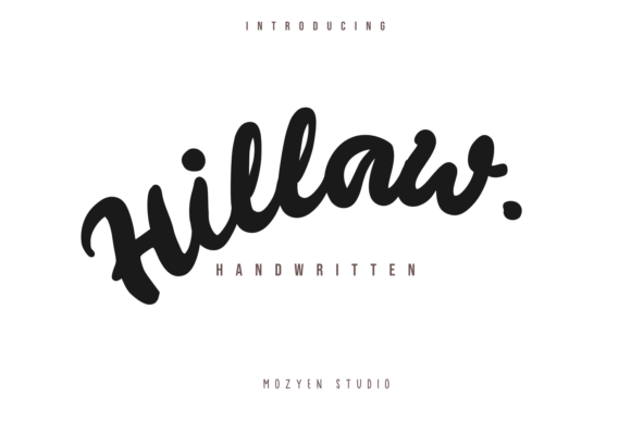 Hillaw: A Whimsical Script Font for Social Media and Brand Campaigns