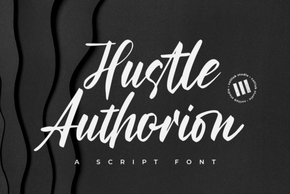 Hustle Authorion: A Versatile Paint-Brushed Handwritten Font