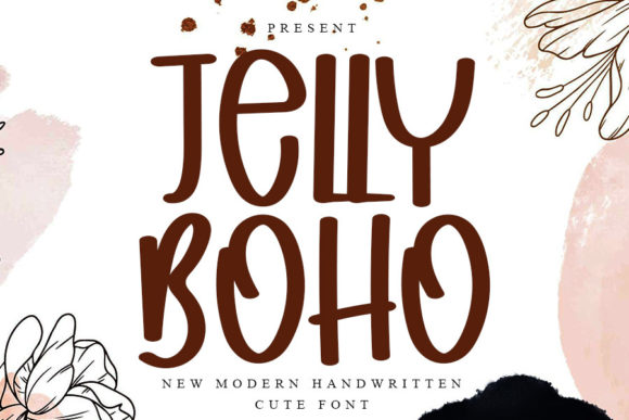 Jelly Boho: A Playful Script Font for Creative Projects