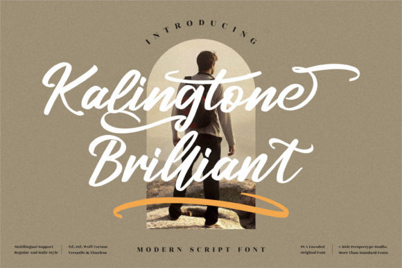 Kalingtone Brilliant: A Stylish Script Font for Bold Branding Projects