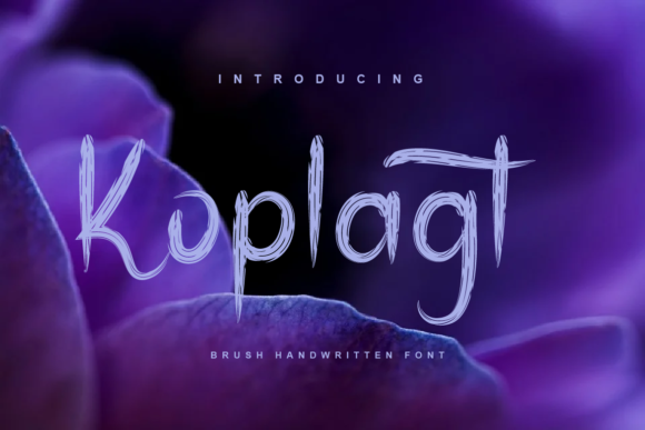 Koplagt: A Charming Handwritten Font for Creative Projects