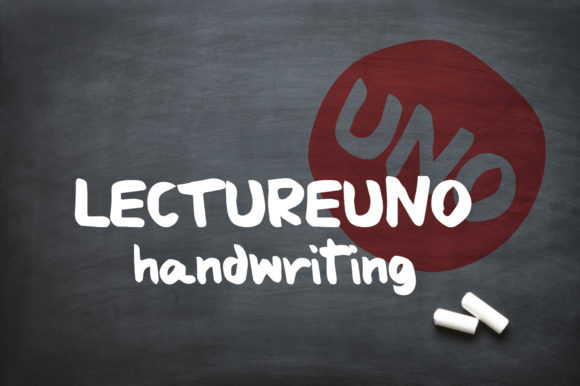 Lectureuno: A Cute Handwritten Font for Editorial Design