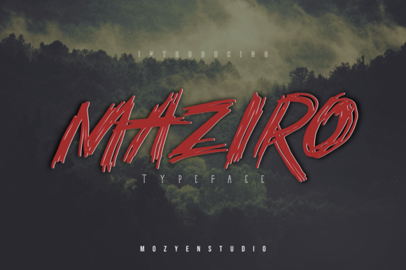 Maziro: A Bold Display Font for Impactful Marketing Design
