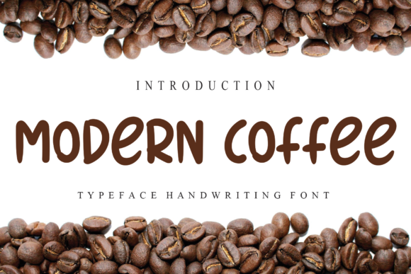 Modern Coffee: A Sweet Handwritten Font for Crafters and Makers