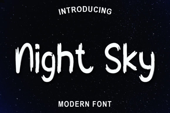 Night Sky: A Sweet Script Handwritten Font for Editorial Charm
