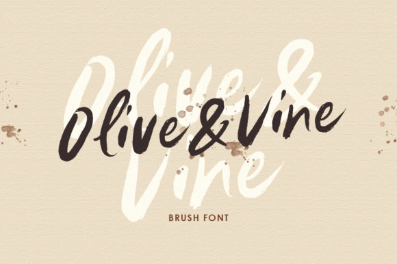 Olive Vine: A Cool Brushed Handwritten Font for Modern Campaign Design