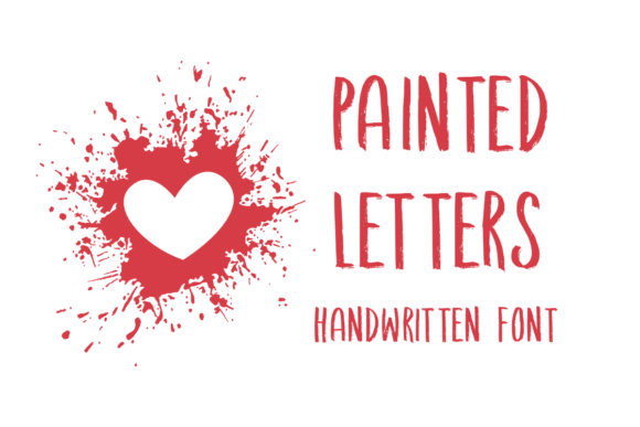 Painted Letters: A Brushed Handwritten Font for Creative Editorial Design