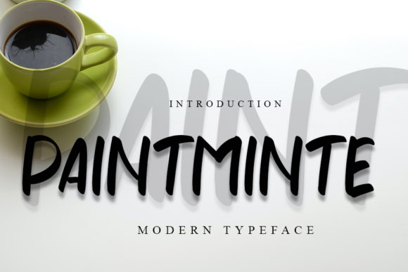 Paintminte: A Sweet & Fresh Script Font for Handmade Labels, Invitations & More