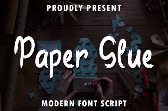 Paper Glue: A Delicate Script Font That Elevates Small Business Branding