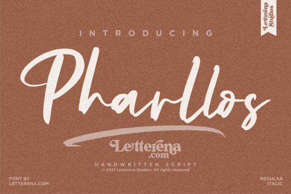 Pharllos: A Whimsical Script Font for Editorial Design and Digital Publishing