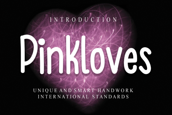 Pinkloves: A Clean Paint Brushed Handwritten Font for Crafters and Sellers