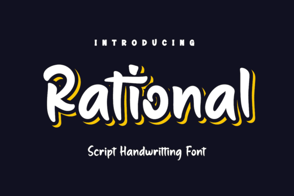 Rational: A Stylish Script Handwritten Font for Modern Web Design