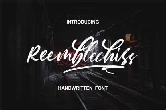 Reemblechiss: A Timeless Handwritten Font for Elegant Editorial Design