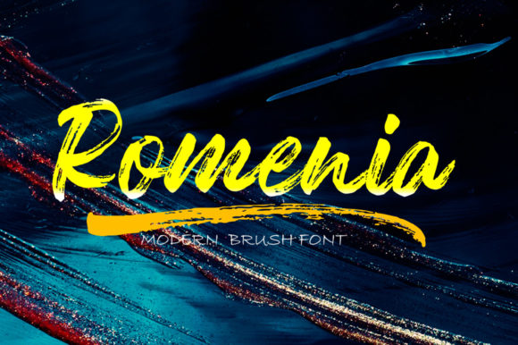 Romenia: A Handwritten Font for Casual Elegance in Editorial Design