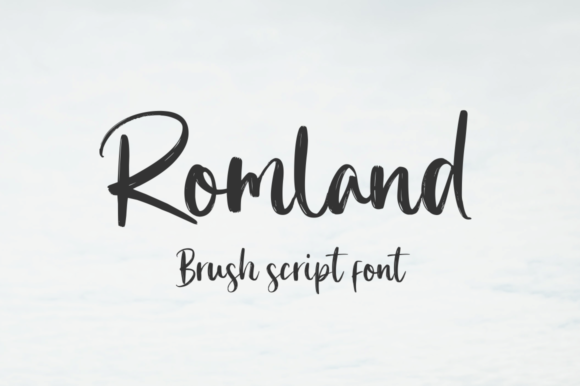 Romland: A Flexible Brushed Handwritten Font for Business Branding