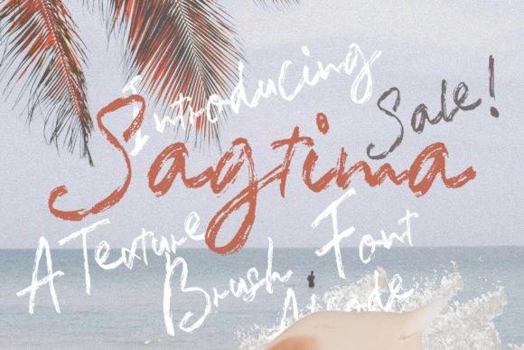 Sagtima Brush: A Joyful Handwritten Font for Crafters and Makers
