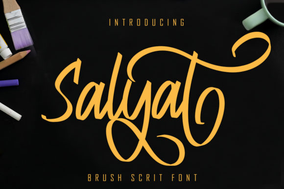 Salyat: A Whimsical Handwritten Font for Small Business Branding
