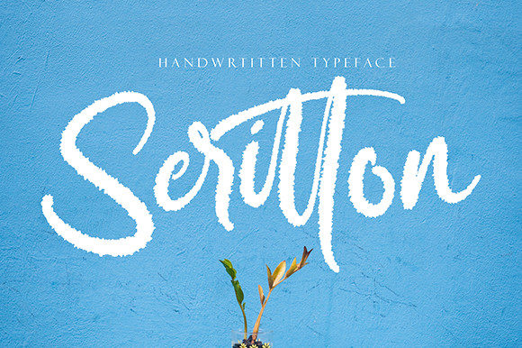 Seritton: A Paint Brushed Handwritten Font for Elegant Web Design