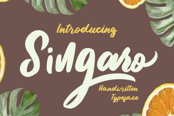 Singaro: A Sweet Script Font for Romantic Web Designs