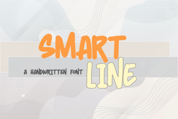 Smart Line: A Playful Handwritten Font for Bright Brand Designs