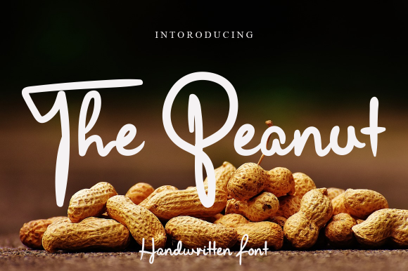 The Peanut: A Fresh Handwritten Font for Polished Branding