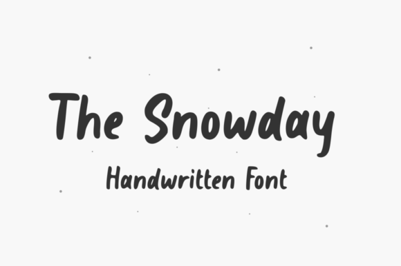 The Snowday: A Charming Script Handwritten Font for Creative Projects