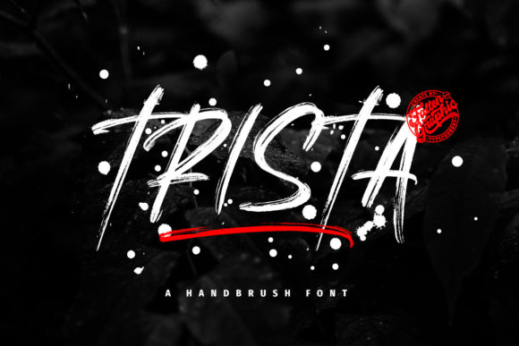 Trista: A Brushed Display Font That Elevates Digital Branding