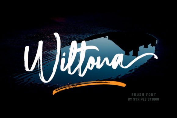 Wiltona: A Romantic Script Typeface for Editorial Design