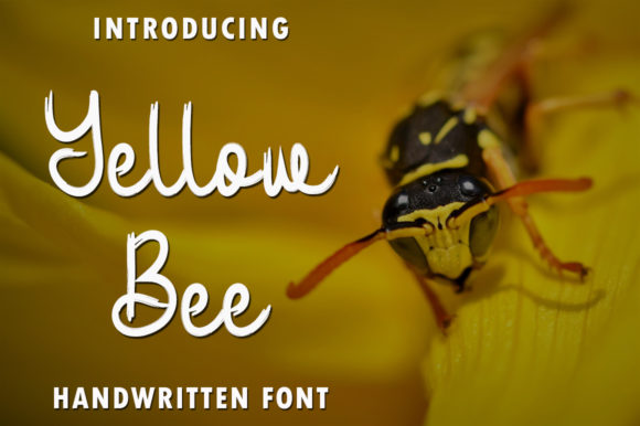 Yellow Bee: A Whimsical Brushed Handwritten Font for Makers and Creative Sellers